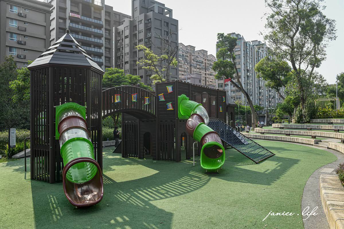 桃園親子景點 親子景點 親子公園 大有梯田生態公園 生態梯田 極限體能王 磨石子溜滑梯 潔妮食旅生活 大有梯田生態公園停車