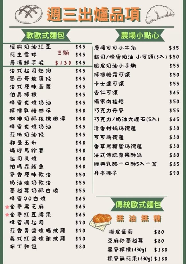 龍潭美食 農場麵包FarmBread 農場麵包菜單 桃園麵包 手工麵包 生吐司 桃園蛋糕 潔妮食旅生活 龍潭旅遊 