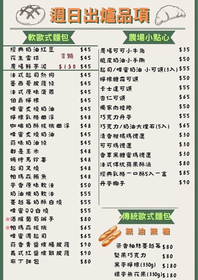 龍潭美食 農場麵包FarmBread 農場麵包菜單 桃園麵包 手工麵包 生吐司 桃園蛋糕 潔妮食旅生活 龍潭旅遊 