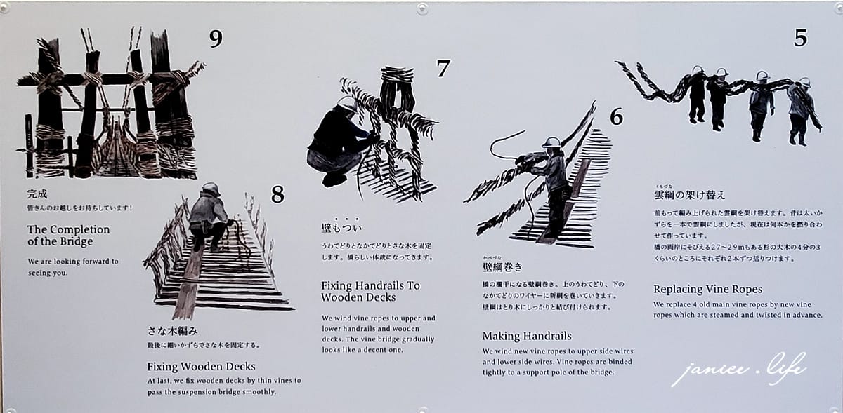 四國德島景點 四國自由行 日本自由行 四國自駕 祖谷藤蔓橋 祖谷藤橋 日本三大奇橋 德島景點 潔妮食旅生活 藤蔓橋夢舞台かずら橋夢舞台