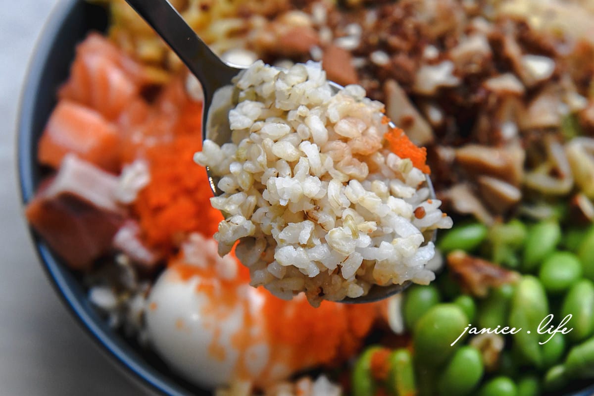 新竹美食 竹北美食 彩碗ColorBowl Poke 夏威夷拌飯 彩碗poke poke夏威夷拌飯 潔妮食旅生活 彩碗菜單 