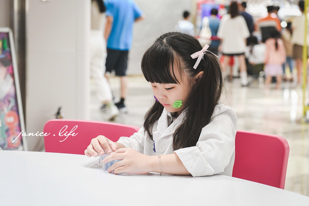 UNIQUE史萊姆實驗室 史萊姆 萬聖節 竹北遠百 親子手作課程 潔妮食旅生活 