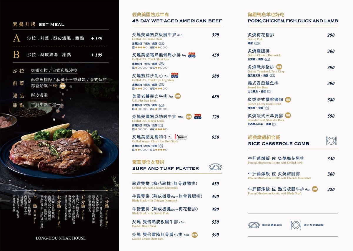 瀧厚炙燒熟成牛排 苗栗頭份美食 瀧厚炙燒熟成牛排菜單 瀧厚炙燒熟成牛排訂位 瀧厚炙燒熟成牛排推薦 戰斧豬排 和牛牛排 潔妮食旅生活 苗栗美食 苗栗旅遊 苗栗大潤發美食
