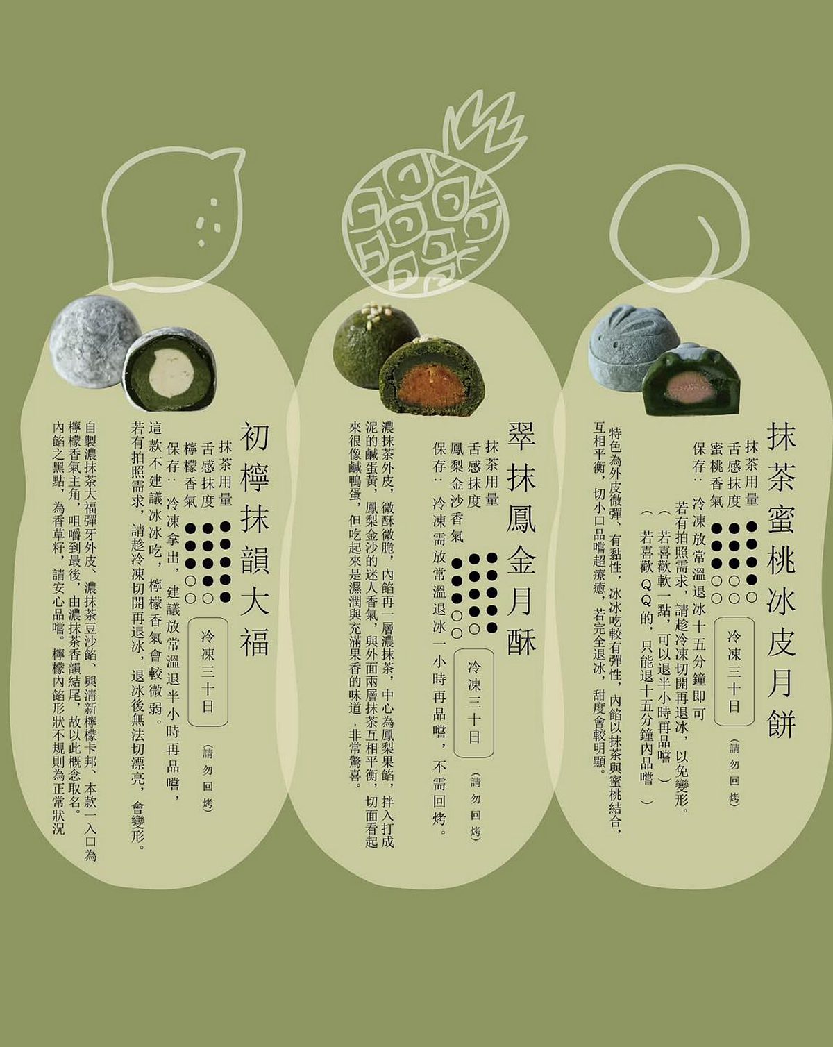 Tu's Town Pâtisserie  兔思糖法式甜點 高雄市苓雅區家齊路29號 翠・抹月果詠 抹茶禮盒 抹茶控  抹茶蜜桃冰皮月餅 抹茶開心果桃山  初檸抹韻大福  翠抹鳳金月酥 深綠抹茶蛋黃酥 中秋禮盒推薦  潔妮食旅生活 抹茶甜點 抹茶 抹茶控