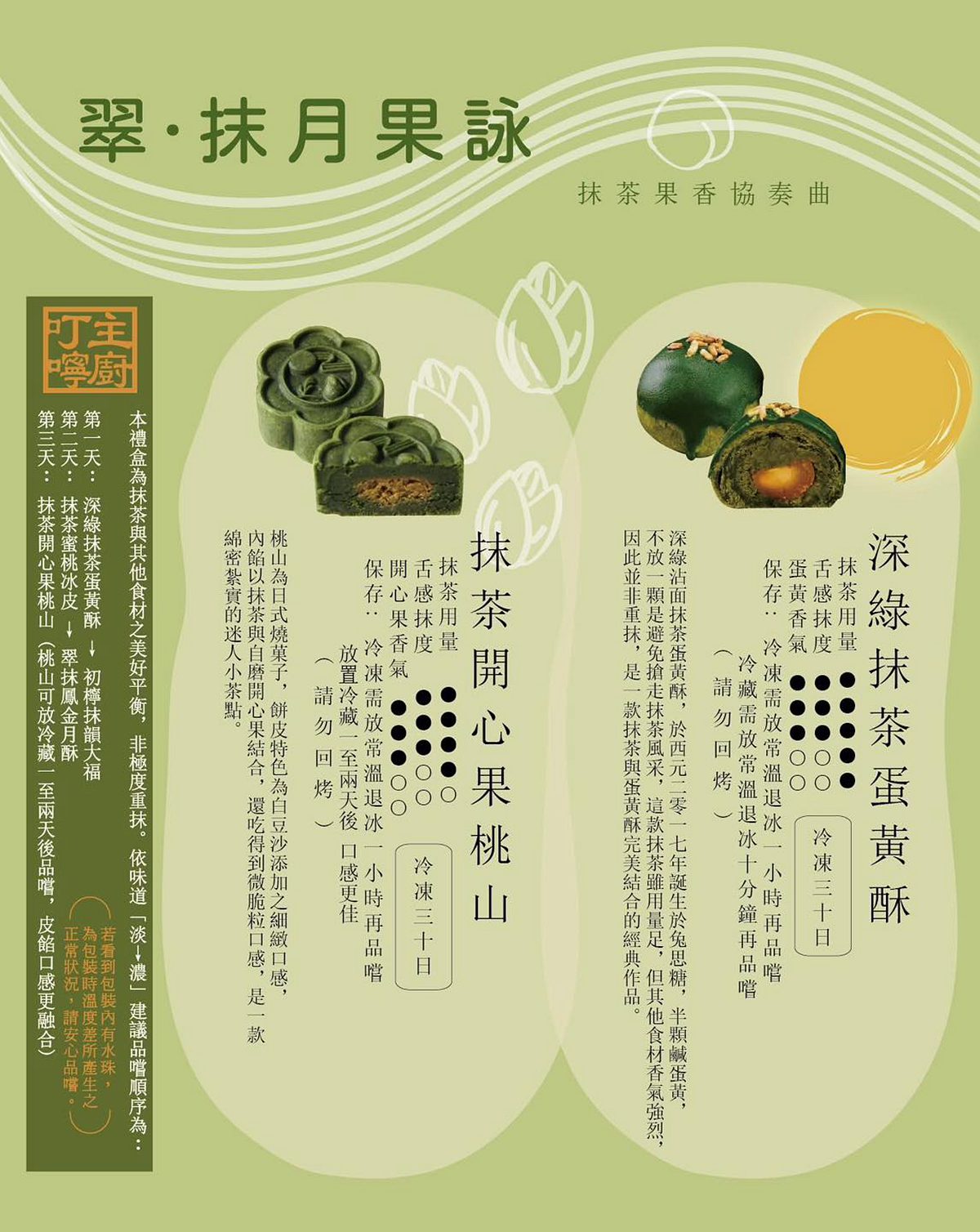 Tu's Town Pâtisserie  兔思糖法式甜點 高雄市苓雅區家齊路29號 翠・抹月果詠 抹茶禮盒 抹茶控  抹茶蜜桃冰皮月餅 抹茶開心果桃山  初檸抹韻大福  翠抹鳳金月酥 深綠抹茶蛋黃酥 中秋禮盒推薦  潔妮食旅生活 抹茶甜點 抹茶 抹茶控