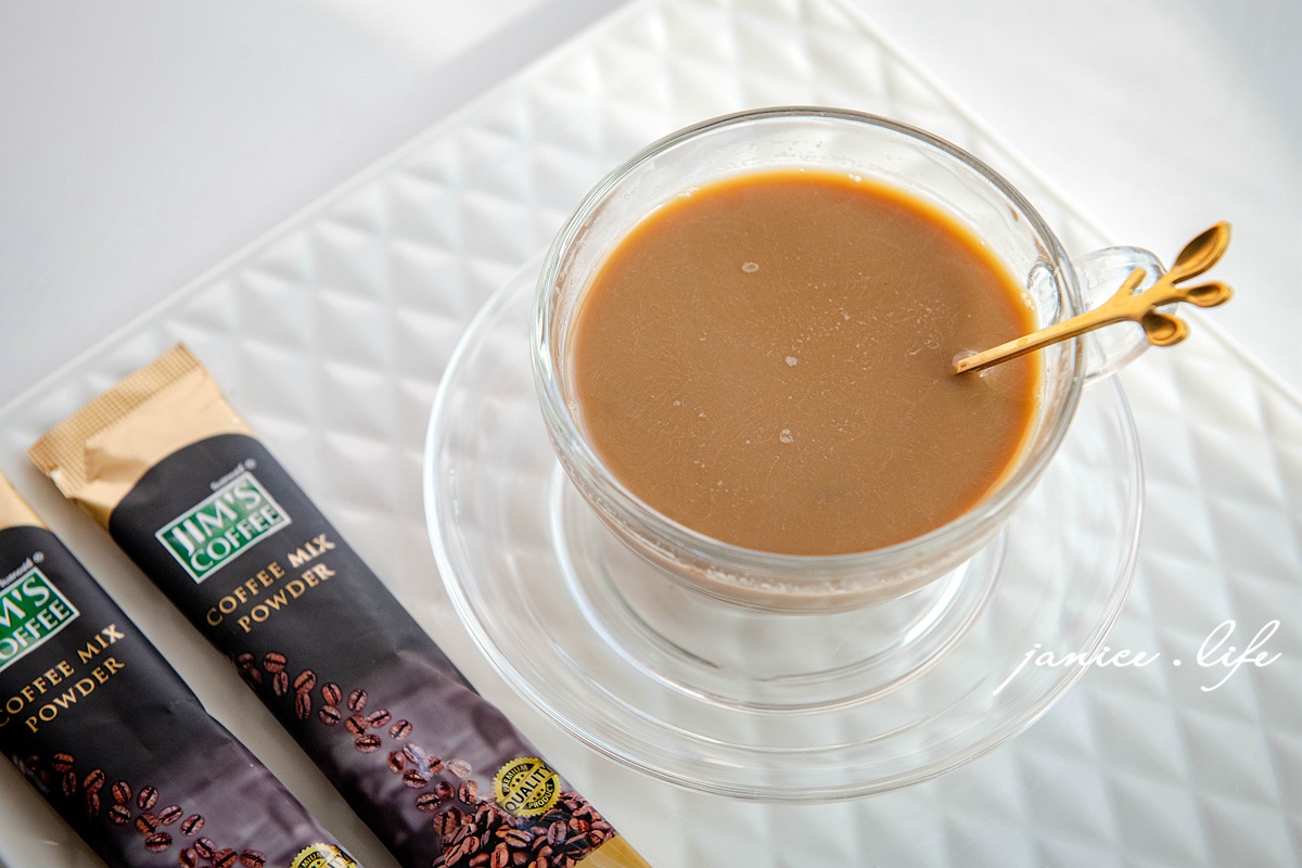 居家咖啡館 美味大師 Jim's金仕咖啡 即溶咖啡推薦 三合一咖啡推薦 潔妮食旅生活 宅配美食 宅配飲品 沖泡飲品