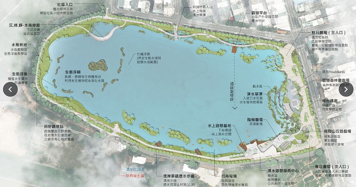 桃園親子公園 桃園親子景點 華興池生態埤塘公園 華興池生態埤塘公園停車 桃園旅遊 桃園景點 桃園大園 潔妮食旅生活 桃園看飛機