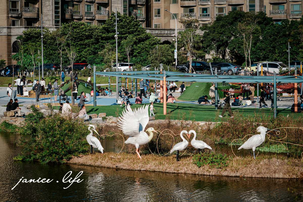 桃園親子公園 桃園親子景點 華興池生態埤塘公園 華興池生態埤塘公園停車 桃園旅遊 桃園景點 桃園大園 潔妮食旅生活 桃園看飛機