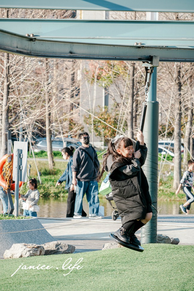 桃園親子公園 桃園親子景點 華興池生態埤塘公園 華興池生態埤塘公園停車 桃園旅遊 桃園景點 桃園大園 潔妮食旅生活 桃園看飛機