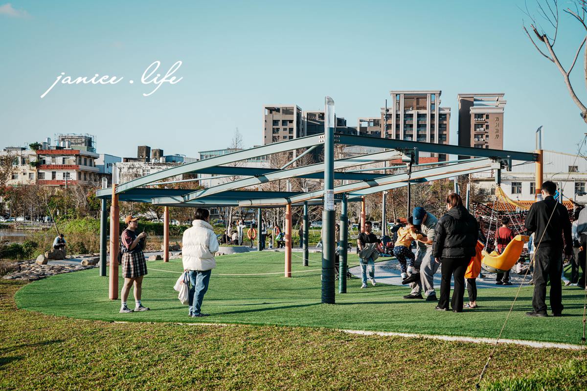 桃園親子公園 桃園親子景點 華興池生態埤塘公園 華興池生態埤塘公園停車 桃園旅遊 桃園景點 桃園大園 潔妮食旅生活 桃園看飛機