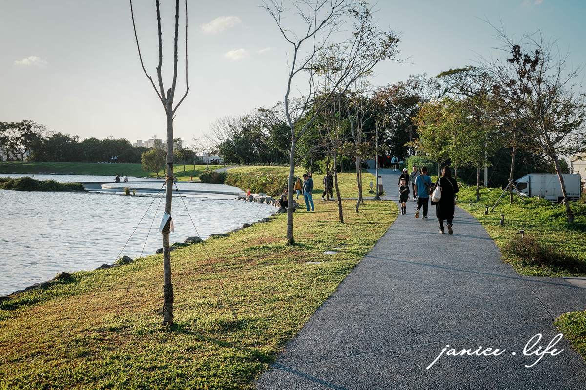 桃園親子公園 桃園親子景點 華興池生態埤塘公園 華興池生態埤塘公園停車 桃園旅遊 桃園景點 桃園大園 潔妮食旅生活 桃園看飛機