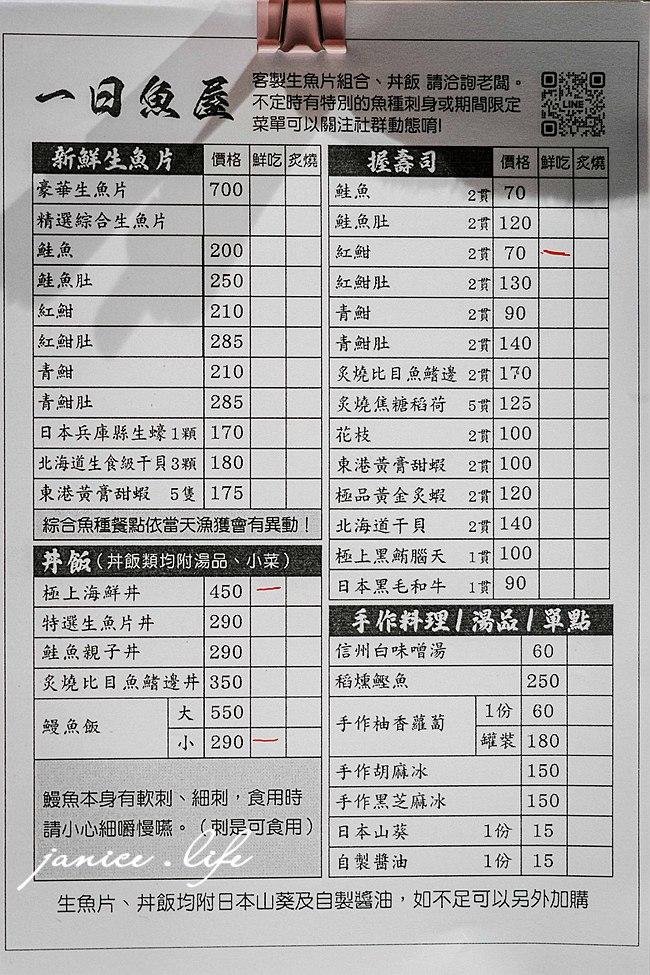 大溪日本料理 大溪美食 大溪生魚片推薦 一日魚屋 桃園市大溪區埔頂路二段17號之1 埔頂路美食 大溪丼飯 大溪握壽司 一日魚屋菜單 一日魚屋點餐 潔妮食旅生活