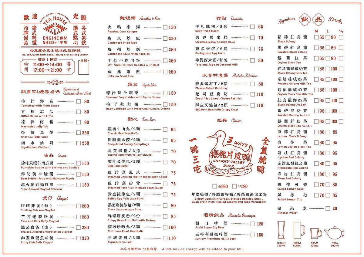 機關車庫 Tea House 1917 機關車庫位置地點 機關車庫菜單 機關車庫電話 機關車庫訂位 台東美食 台東聚會餐廳 台東新餐廳 台東旅遊 台東景點 潔妮食旅生活 臺東縣台東市桂林北路298號 0972256615 櫻桃鴨三吃 烤鴨三吃 