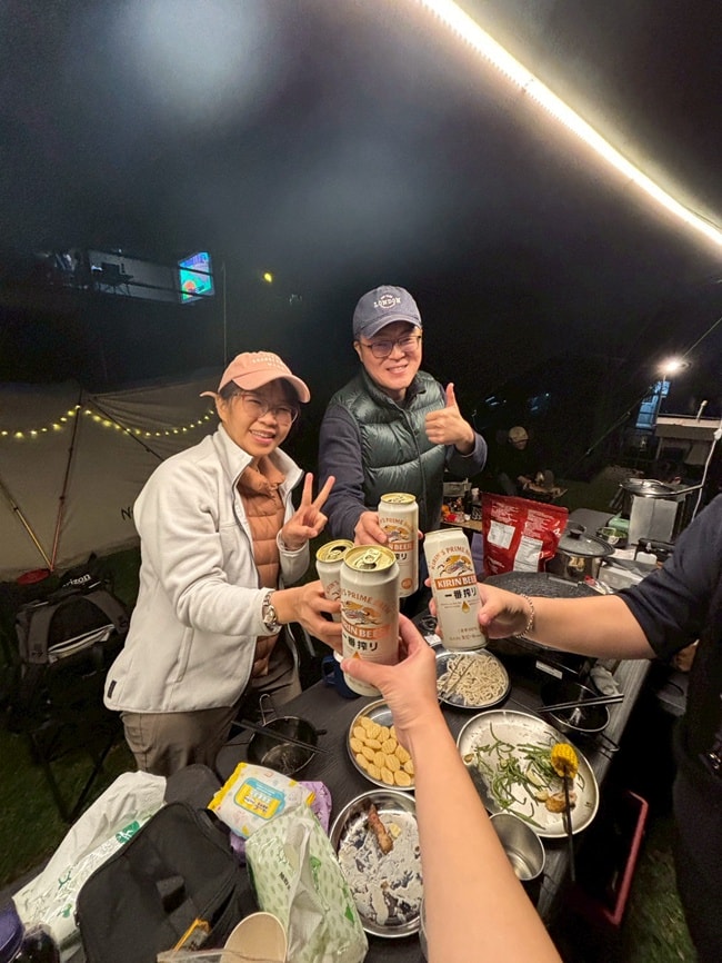 苗栗露營｜五鄰休閒露營區｜舒適草皮．乾淨衛浴．美麗櫻花樹｜第5露