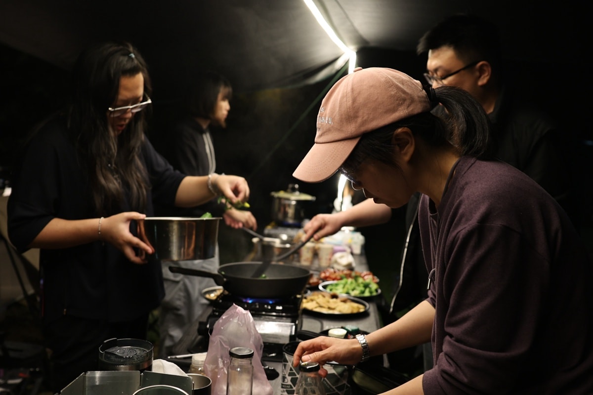 苗栗露營｜五鄰休閒露營區｜舒適草皮．乾淨衛浴．美麗櫻花樹｜第5露