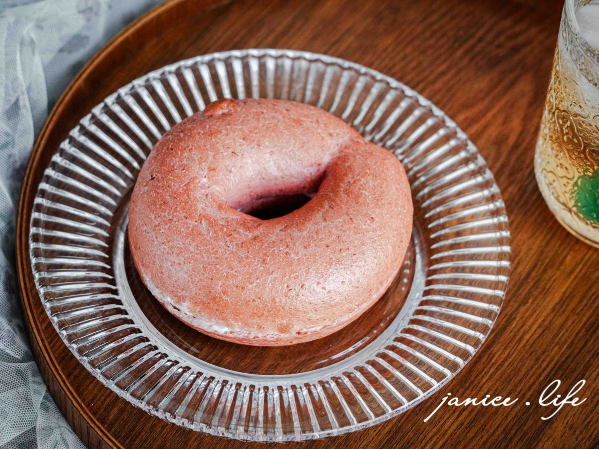 草莓乳酪減醣貝果